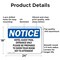 Signmission Hotel Guest Pool Entrance Only Please Be OSHA Notice Sign, Aluminum, 24in W x 18in L, 2PK OS-2PACK-NS-A-1824-L-13537 - alternate 4